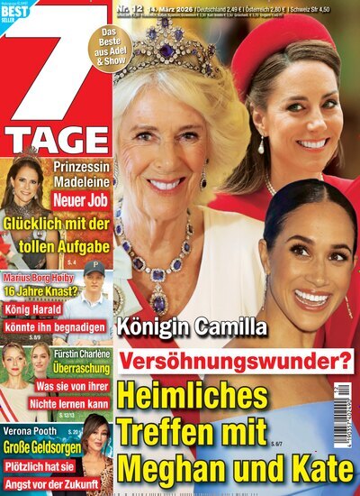 Titelbild der Ausgabe 12/2026 von Sieben Tage. Diese Zeitschrift und viele weitere Frauenzeitschriften als Abo oder epaper bei United Kiosk online kaufen.