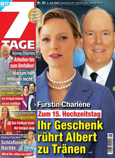 Titelbild der Ausgabe 28/2026 von Sieben Tage. Diese Zeitschrift und viele weitere Frauenzeitschriften als Abo oder epaper bei United Kiosk online kaufen.