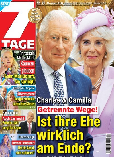 Titelbild der Ausgabe 35/2026 von Sieben Tage. Diese Zeitschrift und viele weitere Frauenzeitschriften als Abo oder epaper bei United Kiosk online kaufen.