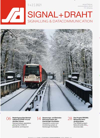 Titelbild der Ausgabe 2/2021 von Signal + Draht. Diese Zeitschrift und viele weitere Industriemagazine und Handwerkmagazine als Abo oder epaper bei United Kiosk online kaufen.