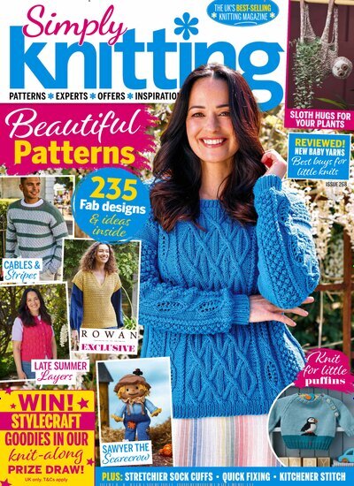 Titelbild der Ausgabe 10/2025 von Simply Knitting. Diese Zeitschrift und viele weitere Modemagazine und DIY-Magazine als Abo oder epaper bei United Kiosk online kaufen.