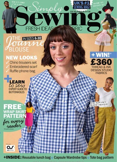 Titelbild der Ausgabe 9/2026 von Simply Sewing. Diese Zeitschrift und viele weitere Modemagazine und DIY-Magazine als Abo oder epaper bei United Kiosk online kaufen.