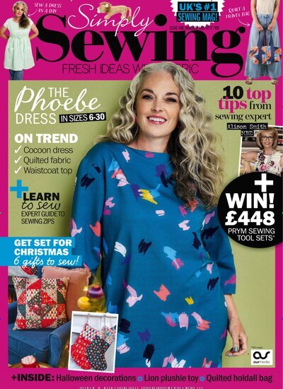 Titelbild der Ausgabe 10/2026 von Simply Sewing. Diese Zeitschrift und viele weitere Modemagazine und DIY-Magazine als Abo oder epaper bei United Kiosk online kaufen.