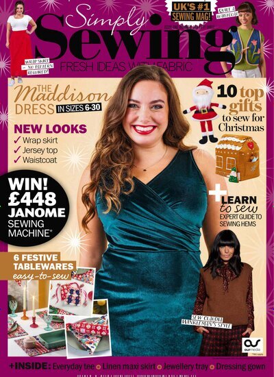 Titelbild der Ausgabe 11/2026 von Simply Sewing. Diese Zeitschrift und viele weitere Modemagazine und DIY-Magazine als Abo oder epaper bei United Kiosk online kaufen.