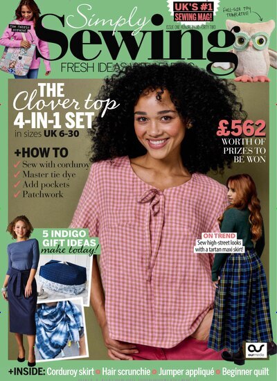 Titelbild der Ausgabe 13/2025 von Simply Sewing. Diese Zeitschrift und viele weitere Modemagazine und DIY-Magazine als Abo oder epaper bei United Kiosk online kaufen.