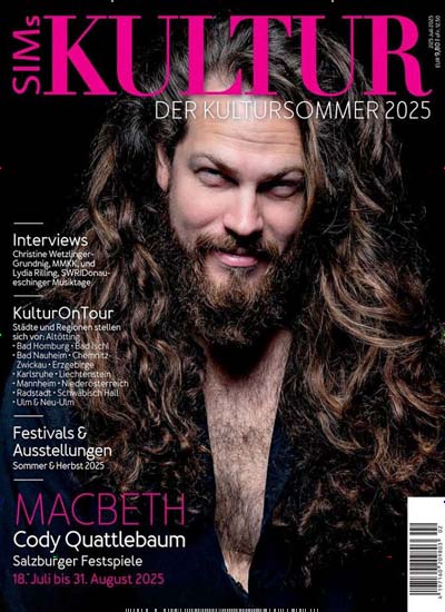 Titelbild der Ausgabe 2/2025 von SIMsKultur. Diese Zeitschrift und viele weitere Reisemagazine, Freizeitmagazine und Wissensmagazine als Abo oder epaper bei United Kiosk online kaufen.