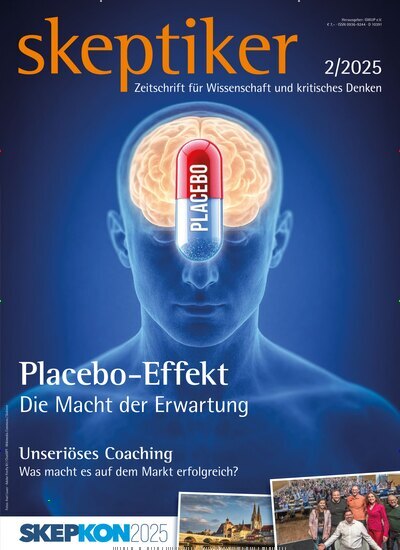 Titelbild der Ausgabe 2/2025 von skeptiker. Diese Zeitschrift und viele weitere Reisemagazine, Freizeitmagazine und Wissensmagazine als Abo oder epaper bei United Kiosk online kaufen.