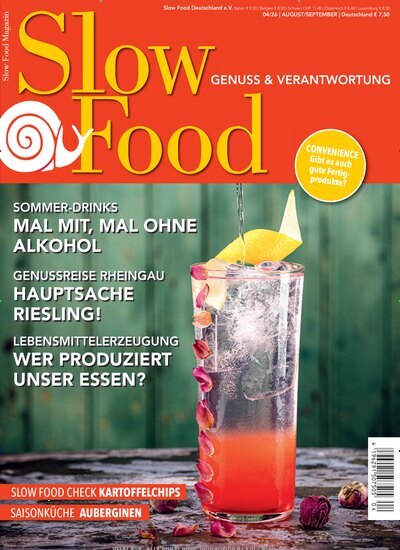 Titelbild der Ausgabe 4/2026 von Slow Food Magazin. Diese Zeitschrift und viele weitere Kochzeitschriften und Backzeitschriften als Abo oder epaper bei United Kiosk online kaufen.