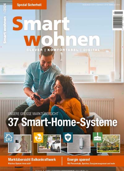 Titelbild der Ausgabe 1/2024 von Smart wohnen. Diese Zeitschrift und viele weitere Gartenzeitschriften und Wohnzeitschriften als Abo oder epaper bei United Kiosk online kaufen.