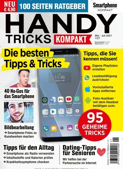 Titelbild der Ausgabe 1/2021 von Smartphone Kompakt. Diese Zeitschrift und viele weitere Audiomagazine, Filmmagazine und Fotozeitschriften als Abo oder epaper bei United Kiosk online kaufen.