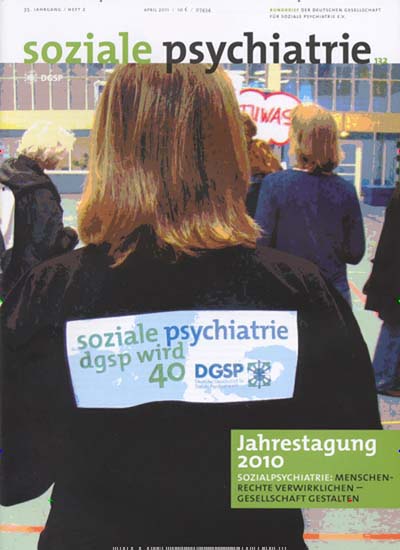 Titelbild der Ausgabe 4/2023 von soziale psychiatrie. Diese Zeitschrift und viele weitere Pflegezeitschriften und medizinische Fachzeitschriften als Abo oder epaper bei United Kiosk online kaufen.