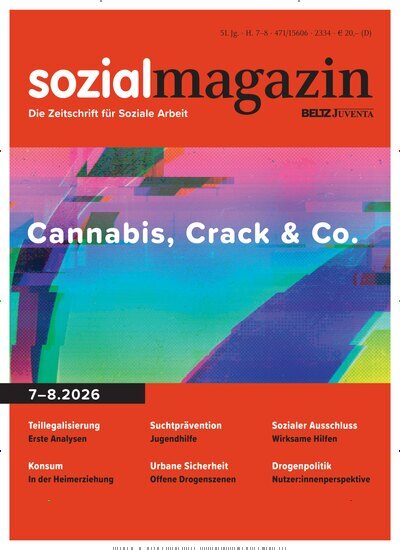 Titelbild der Ausgabe 8/2026 von sozialmagazin. Diese Zeitschrift und viele weitere Zeitschriften für Pädagogik als Abo oder epaper bei United Kiosk online kaufen.
