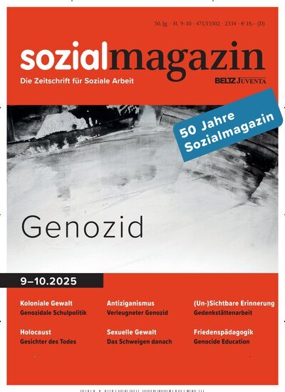 Titelbild der Ausgabe 10/2025 von sozialmagazin. Diese Zeitschrift und viele weitere Zeitschriften für Pädagogik als Abo oder epaper bei United Kiosk online kaufen.