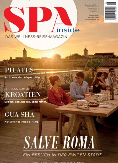 Titelbild der Ausgabe 5/2025 von Spa Inside. Diese Zeitschrift und viele weitere Frauenzeitschriften als Abo oder epaper bei United Kiosk online kaufen.