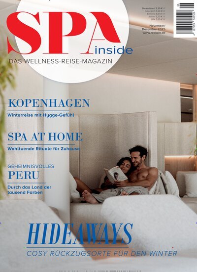 Titelbild der Ausgabe 6/2025 von Spa Inside. Diese Zeitschrift und viele weitere Frauenzeitschriften als Abo oder epaper bei United Kiosk online kaufen.