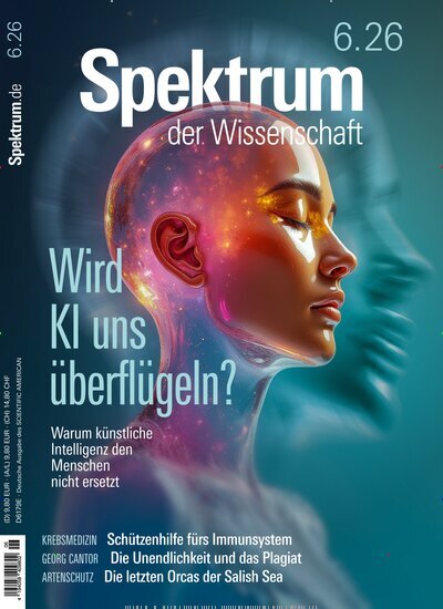 Titelbild der Ausgabe 6/2026 von Spektrum der Wissenschaft. Diese Zeitschrift und viele weitere Reisemagazine, Freizeitmagazine und Wissensmagazine als Abo oder epaper bei United Kiosk online kaufen.