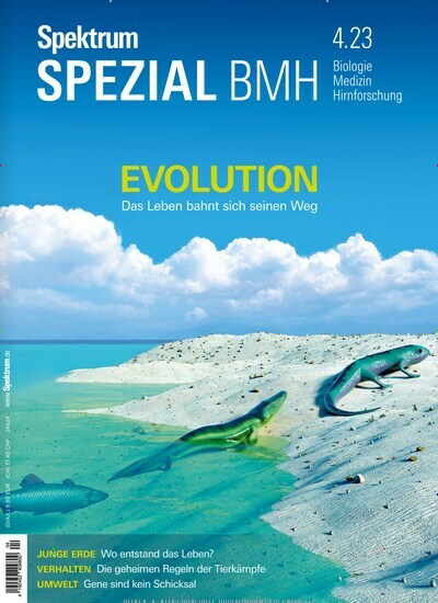 Titelbild der Ausgabe 4/2023 von Spektrum der Wissenschaft Spezial Biologie, Medizin, Hirnforschung. Diese Zeitschrift und viele weitere Reisemagazine, Freizeitmagazine und Wissensmagazine als Abo oder epaper bei United Kiosk online kaufen.