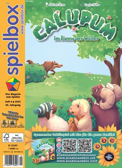 Titelbild der Ausgabe 4/2025 von spielbox. Diese Zeitschrift und viele weitere Reisemagazine, Freizeitmagazine und Wissensmagazine als Abo oder epaper bei United Kiosk online kaufen.