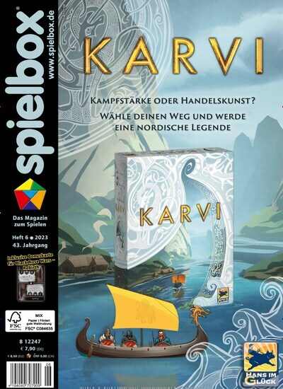 Titelbild der Ausgabe 6/2023 von spielbox. Diese Zeitschrift und viele weitere Reisemagazine, Freizeitmagazine und Wissensmagazine als Abo oder epaper bei United Kiosk online kaufen.