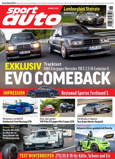 Titelbild der Ausgabe 11/2025 von Sport Auto. Diese Zeitschrift und viele weitere Automagazine und Motorradzeitschriften als Abo oder epaper bei United Kiosk online kaufen.