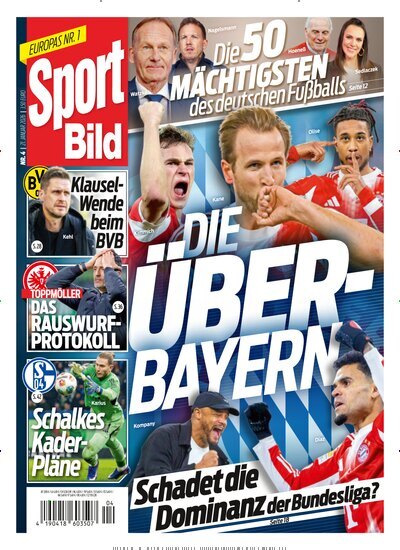 Titelbild der Ausgabe 4/2026 von Sport Bild. Diese Zeitschrift und viele weitere Sportmagazine als Abo oder epaper bei United Kiosk online kaufen.