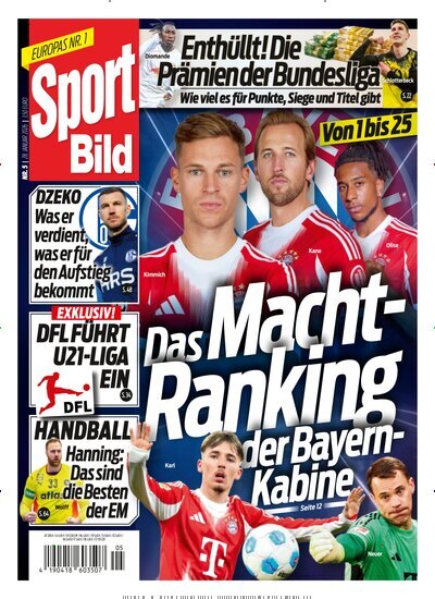 Titelbild der Ausgabe 5/2026 von Sport Bild. Diese Zeitschrift und viele weitere Sportmagazine als Abo oder epaper bei United Kiosk online kaufen.