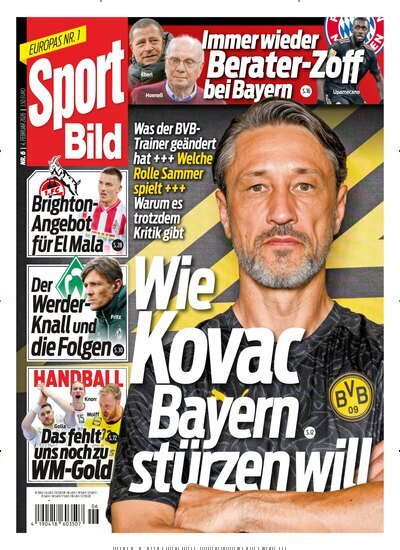 Titelbild der Ausgabe 6/2026 von Sport Bild. Diese Zeitschrift und viele weitere Sportmagazine als Abo oder epaper bei United Kiosk online kaufen.
