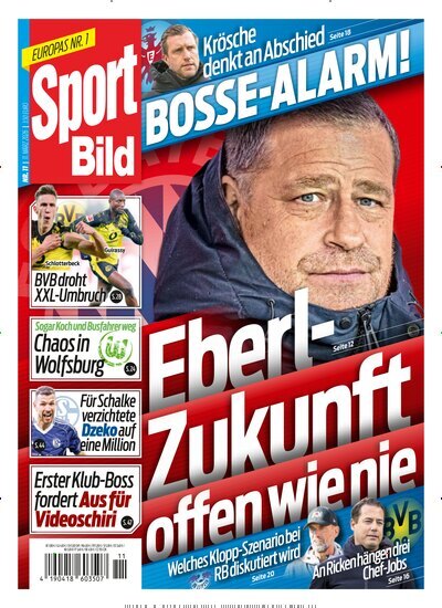 Titelbild der Ausgabe 11/2026 von Sport Bild. Diese Zeitschrift und viele weitere Sportmagazine als Abo oder epaper bei United Kiosk online kaufen.