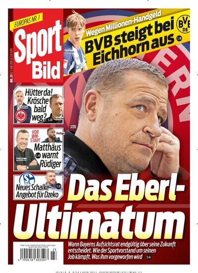 Titelbild der Ausgabe 23/2026 von Sport Bild. Diese Zeitschrift und viele weitere Sportmagazine als Abo oder epaper bei United Kiosk online kaufen.