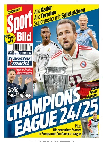 Kicker Sonderheft Champions League 2022 23 Sport Bild Sonderheft Champions League als Einzelheft