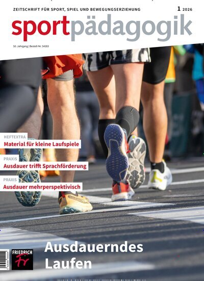 Titelbild der Ausgabe 1/2026 von sportpädagogik. Diese Zeitschrift und viele weitere Zeitschriften für Pädagogik als Abo oder epaper bei United Kiosk online kaufen.