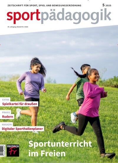 Titelbild der Ausgabe 5/2025 von sportpädagogik. Diese Zeitschrift und viele weitere Zeitschriften für Pädagogik als Abo oder epaper bei United Kiosk online kaufen.