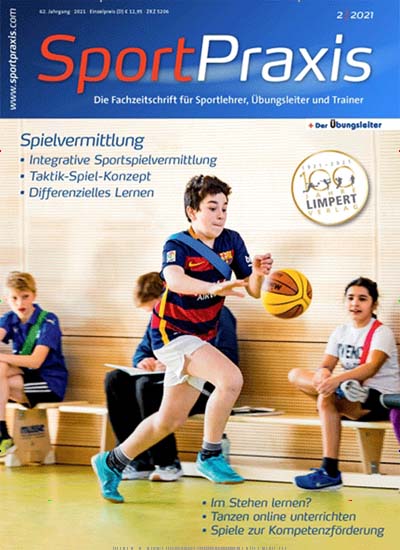 Titelbild der Ausgabe 2/2021 von SportPraxis. Diese Zeitschrift und viele weitere Freizeit-Fachmagazine und Hobby-Fachzeitschriften als Abo oder epaper bei United Kiosk online kaufen.