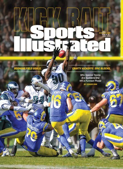 Titelbild der Ausgabe 12/2025 von Sports Illustrated USA. Diese Zeitschrift und viele weitere Sportmagazine als Abo oder epaper bei United Kiosk online kaufen.