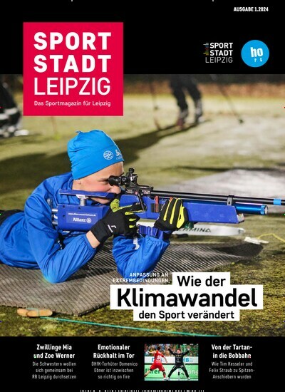 Titelbild der Ausgabe 1/2024 von SportStadt Leipzig. Diese Zeitschrift und viele weitere Sportmagazine als Abo oder epaper bei United Kiosk online kaufen.