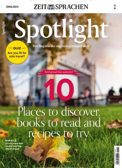 Titelbild der Ausgabe 13/2025 von Spotlight. Diese Zeitschrift und viele weitere Reisemagazine, Freizeitmagazine und Wissensmagazine als Abo oder epaper bei United Kiosk online kaufen.