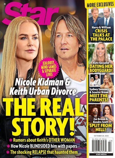 Titelbild der Ausgabe 42/2025 von Star Magazine USA. Diese Zeitschrift und viele weitere Lifestylemagazine und Peoplemagazine als Abo oder epaper bei United Kiosk online kaufen.