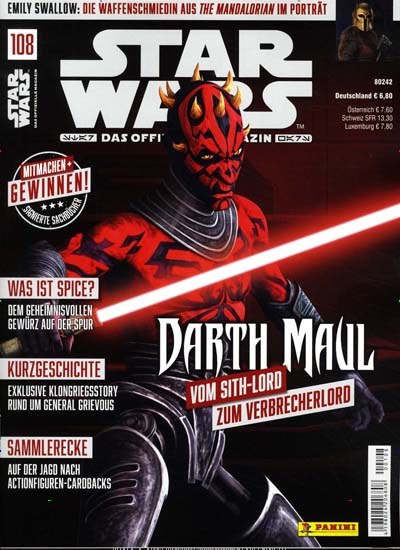 Titelbild der Ausgabe 108/2022 von Star Wars - das offizielle Magazin. Diese Zeitschrift und viele weitere Reisemagazine, Freizeitmagazine und Wissensmagazine als Abo oder epaper bei United Kiosk online kaufen.