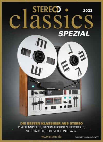 Titelbild der Ausgabe 1/2023 von Stereo classics Spezial. Diese Zeitschrift und viele weitere Audiomagazine, Filmmagazine und Fotozeitschriften als Abo oder epaper bei United Kiosk online kaufen.