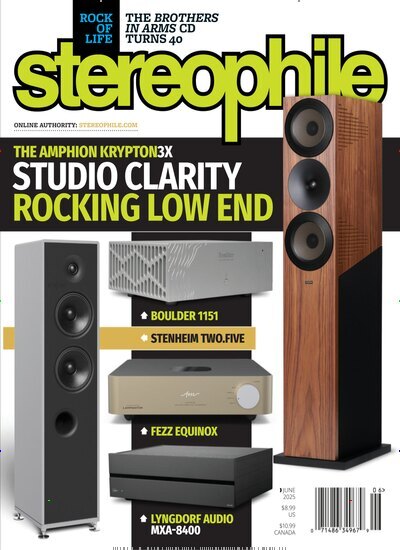 Titelbild der Ausgabe 6/2025 von Stereophile. Diese Zeitschrift und viele weitere Audiomagazine, Filmmagazine und Fotozeitschriften als Abo oder epaper bei United Kiosk online kaufen.