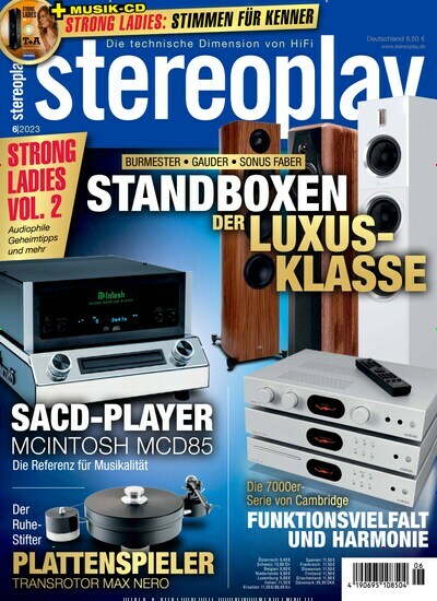 Titelbild der Ausgabe 6/2023 von Stereoplay. Diese Zeitschrift und viele weitere Audiomagazine, Filmmagazine und Fotozeitschriften als Abo oder epaper bei United Kiosk online kaufen.