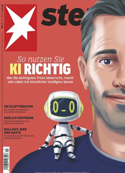 Titelbild der Ausgabe 3/2026 von stern. Diese Zeitschrift und viele weitere Wirtschaftsmagazine und Politikmagazine als Abo oder epaper bei United Kiosk online kaufen.