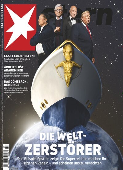 Titelbild der Ausgabe 7/2026 von stern. Diese Zeitschrift und viele weitere Wirtschaftsmagazine und Politikmagazine als Abo oder epaper bei United Kiosk online kaufen.