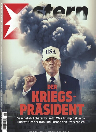 Titelbild der Ausgabe 10/2026 von stern. Diese Zeitschrift und viele weitere Wirtschaftsmagazine und Politikmagazine als Abo oder epaper bei United Kiosk online kaufen.