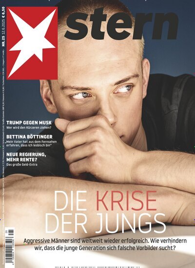 Titelbild der Ausgabe 25/2025 von stern. Diese Zeitschrift und viele weitere Wirtschaftsmagazine und Politikmagazine als Abo oder epaper bei United Kiosk online kaufen.