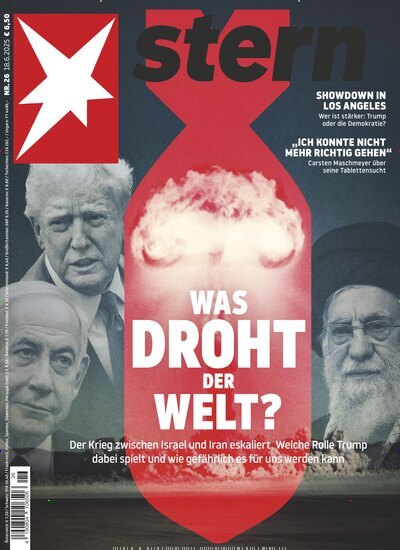 Titelbild der Ausgabe 26/2025 von stern. Diese Zeitschrift und viele weitere Wirtschaftsmagazine und Politikmagazine als Abo oder epaper bei United Kiosk online kaufen.