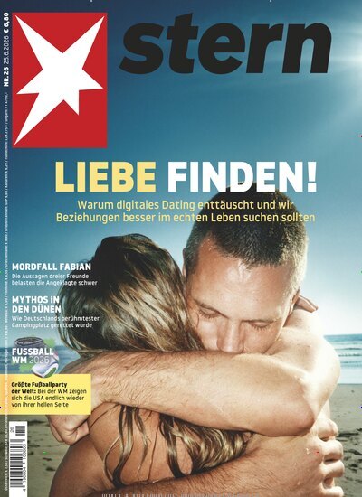 Titelbild der Ausgabe 26/2026 von stern. Diese Zeitschrift und viele weitere Wirtschaftsmagazine und Politikmagazine als Abo oder epaper bei United Kiosk online kaufen.