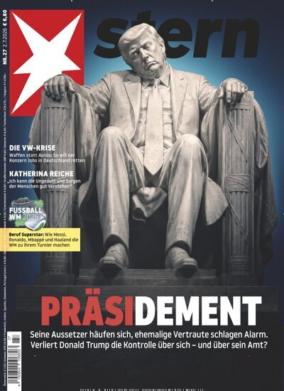 Titelbild der Ausgabe 27/2026 von stern. Diese Zeitschrift und viele weitere Wirtschaftsmagazine und Politikmagazine als Abo oder epaper bei United Kiosk online kaufen.