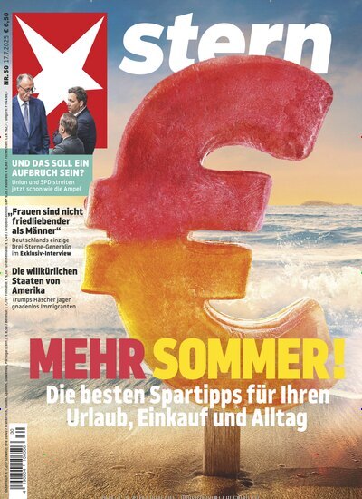 Titelbild der Ausgabe 30/2025 von stern. Diese Zeitschrift und viele weitere Wirtschaftsmagazine und Politikmagazine als Abo oder epaper bei United Kiosk online kaufen.