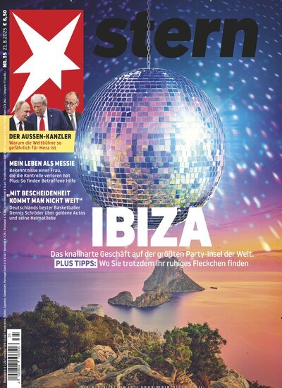 Titelbild der Ausgabe 35/2025 von stern. Diese Zeitschrift und viele weitere Wirtschaftsmagazine und Politikmagazine als Abo oder epaper bei United Kiosk online kaufen.